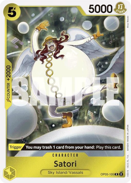 One Piece Card Game Premium Booster The Best Op05-105 Satori Reprint One Piece Card Game Premium Booster The Best Op05-105 Satori Reprint