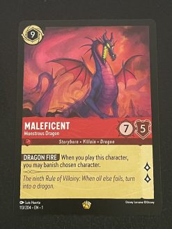 Disney Lorcana TCG The First Chapter 113-204 Maleficent - 1 - JToys