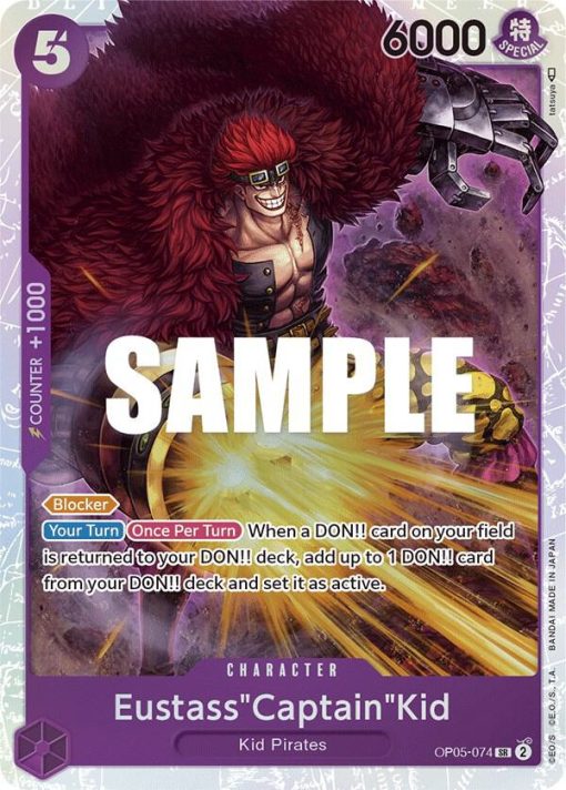 One Piece Card Game Awakening Of The New Era Op05-074 Eustass&Quot;Captain&Quot;Kid One Piece Card Game Awakening Of The New Era Op05-074 Eustass&Quot;Captain&Quot;Kid