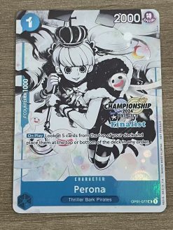 One Piece Card Game Championship 2024 Finalist OP01-077 Perona Monochrome
