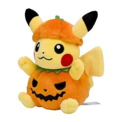 Pokemon Center 2023 Pumpkin Halloween Pikachu Plush Doll