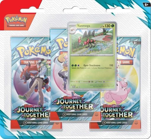 Pokémon Tcg Scarlet &Amp; Violet 9 Journey Together Three Booster Blister-2-Jtoys