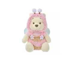 Disney Store Japan Winnie the Pooh Plush Toy Pink HONEY DAY
