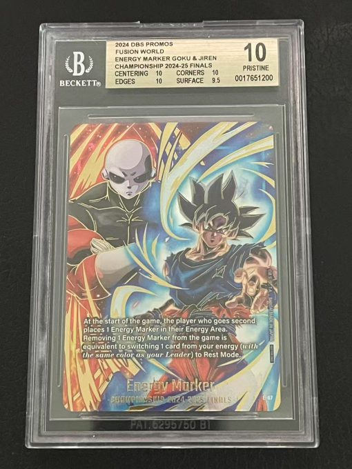 Dragon Ball Fusion World Championship 2024 Energy Marker E-07 Goku &Amp; Jiren Bgs10