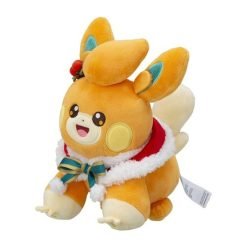 Alternative view of Pokemon Center Original Paldea's Christmas Market Pawmi Plush Doll Toy