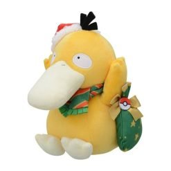 Alternative view of Pokemon Center Original Paldea's Christmas Market Psyduck Plush Doll Toy