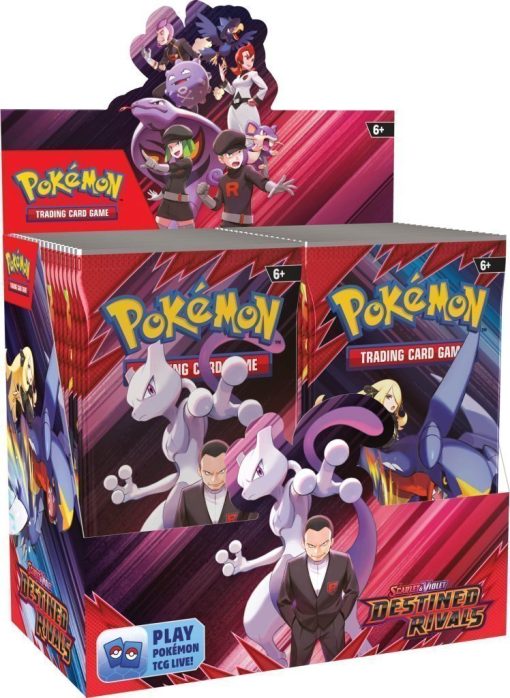 Pokémon Tcg Scarlet &Amp; Violet Destined Rivals Booster-1-Jtoys Pokémon Tcg Scarlet &Amp; Violet Destined Rivals Booster-1-Jtoys