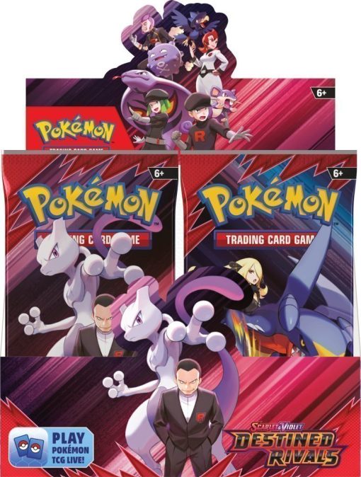 Pokémon Tcg Scarlet &Amp; Violet Destined Rivals Booster-2-Jtoys Pokémon Tcg Scarlet &Amp; Violet Destined Rivals Booster-2-Jtoys