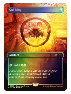 Magic The Gathering Sol Ring Foil Edition Secret Lair Super Winter Drop 2025