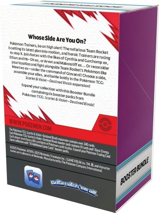 Pokemon Tcg Scarlet &Amp; Violet Destined Rivals Booster Bundle-2-Jtoys Pokemon Tcg Scarlet &Amp; Violet Destined Rivals Booster Bundle-2-Jtoys