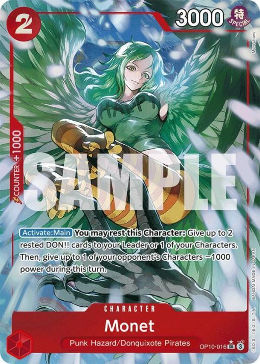 One Piece Card Game Royal Blood Op10-016 Monet Alt Art One Piece Card Game Royal Blood Op10-016 Monet Alt Art