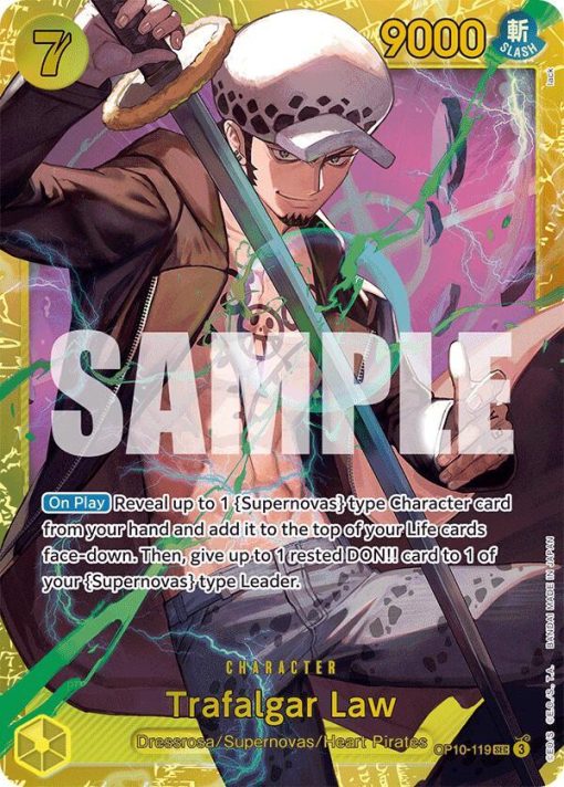 One Piece Card Game Royal Blood Op10-119 Trafalgar Law One Piece Card Game Royal Blood Op10-119 Trafalgar Law