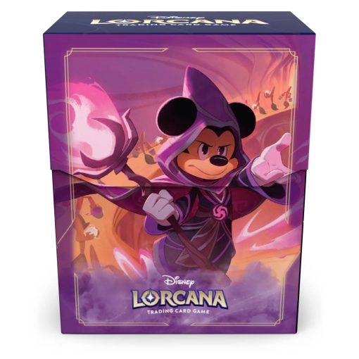 Disney Lorcana Tcg Set 8 Reign Of Jafar Mickey Mouse Wayward Sorcerer Deck Box Disney Lorcana Tcg Set 8 Reign Of Jafar Mickey Mouse Wayward Sorcerer Deck Box