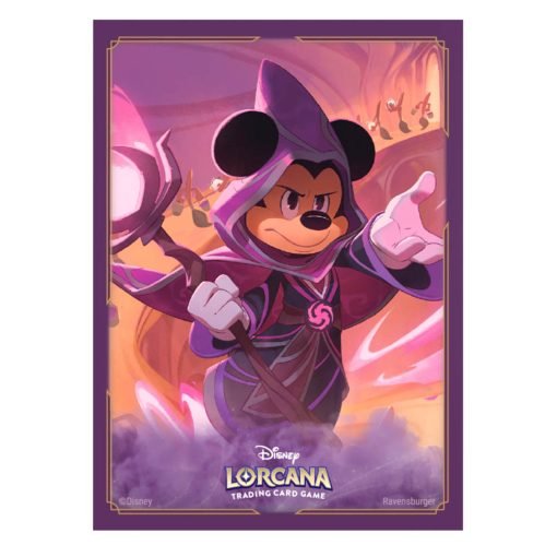 Disney Lorcana Tcg Set 8 Reign Of Jafar Mickey Mouse Wayward Sorcerer Card Sleeves Disney Lorcana Tcg Set 8 Reign Of Jafar Mickey Mouse Wayward Sorcerer Card Sleeves