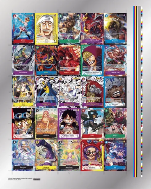 One Piece Card Game Awakening Of The New Era Op05-Uncutsheet Op05 Uncut Sheet - 1 - Jtoys