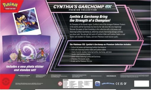 Pokemon Tcg Cynthia'S Garchomp Ex Premium Collection-3-Jtoys