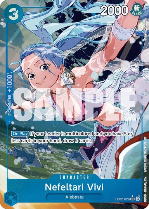 One Piece Card Game Extra Booster Anime 25Th Collection Eb02-026 Nefeltari Vivi Alt Art One Piece Card Game Extra Booster Anime 25Th Collection Eb02-026 Nefeltari Vivi Alt Art