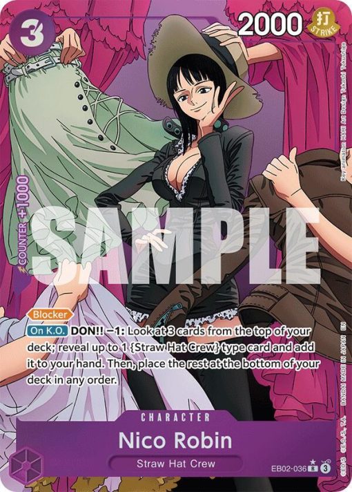 One Piece Card Game Extra Booster Anime 25Th Collection Eb02-036 Nico Robin Alt Art One Piece Card Game Extra Booster Anime 25Th Collection Eb02-036 Nico Robin Alt Art