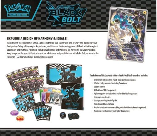 Pokémon Tcg Scarlet &Amp; Violet— Black Bolt Elite Trainer Box-5-Jtoys Pokémon Tcg Scarlet &Amp; Violet— Black Bolt Elite Trainer Box-5-Jtoys