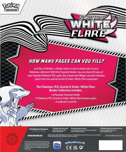 Pokémon Tcg Scarlet &Amp; Violet—White Flare Binder Collection-3-Jtoys Pokémon Tcg Scarlet &Amp; Violet—White Flare Binder Collection-3-Jtoys