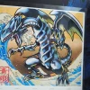 Yu-Gi-Oh! 25Th Anniversary Ukiyoe Blue Eyes White Dragon Stamp Set Japan Limited - Jtoys