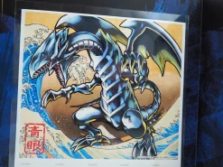 Yu-Gi-Oh! 25th Anniversary Ukiyoe Blue Eyes White Dragon Stamp Set Japan Limited
