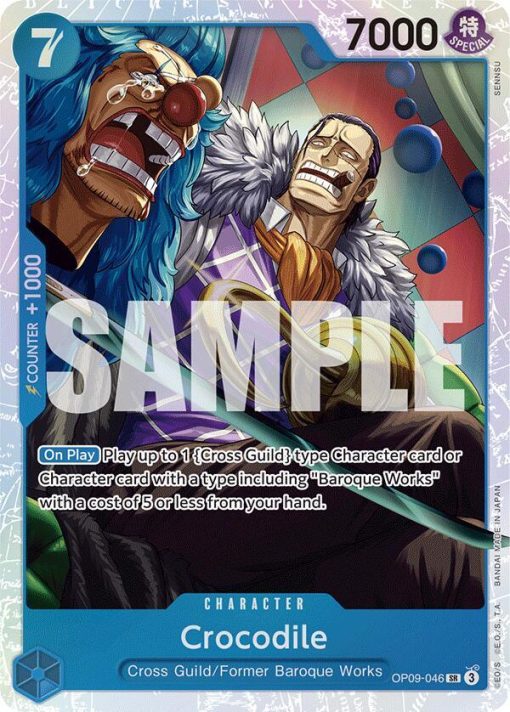 One Piece Card Game Emperors In The New World Op09-046 Crocodile One Piece Card Game Emperors In The New World Op09-046 Crocodile