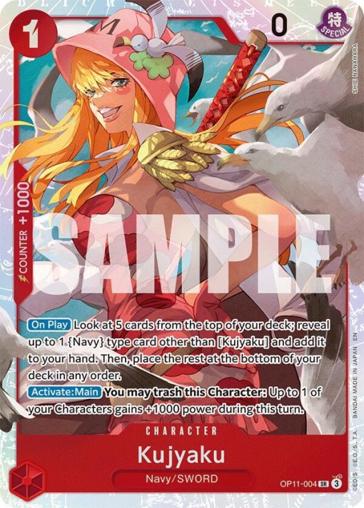 One Piece Card Game A Fist Of Divine Speed Op11-004 Kujyaku