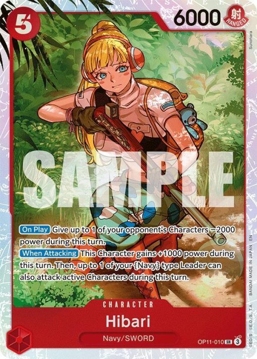 One Piece Card Game A Fist Of Divine Speed Op11-010 Hibari One Piece Card Game A Fist Of Divine Speed Op11-010 Hibari