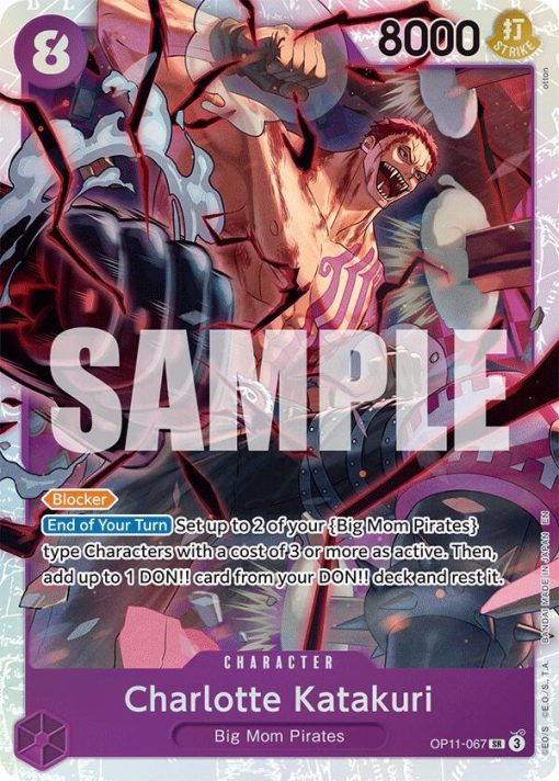 One Piece Card Game A Fist Of Divine Speed Op11-067 Charlotte Katakuri One Piece Card Game A Fist Of Divine Speed Op11-067 Charlotte Katakuri