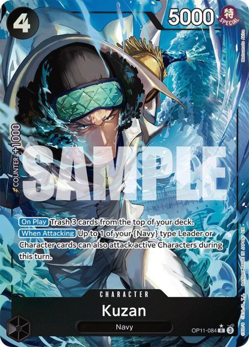 One Piece Card Game A Fist Of Divine Speed Op11-084 Kuzan Alt Art