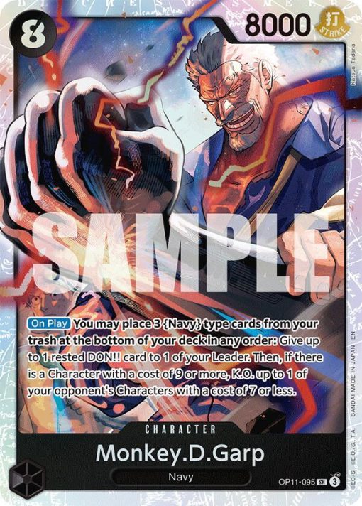 One Piece Card Game A Fist Of Divine Speed Op11-095 Monkey.d.garp One Piece Card Game A Fist Of Divine Speed Op11-095 Monkey.d.garp