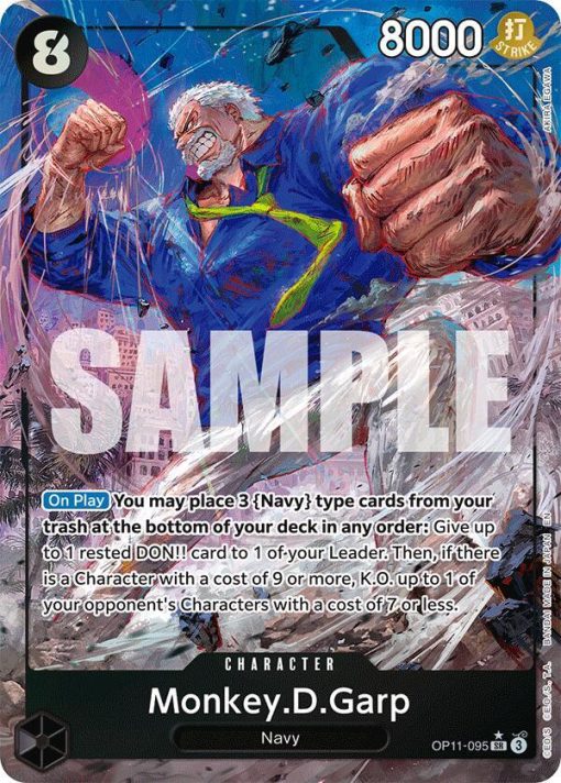 One Piece Card Game A Fist Of Divine Speed Op11-095 Monkey.d.garp Alt Art One Piece Card Game A Fist Of Divine Speed Op11-095 Monkey.d.garp Alt Art