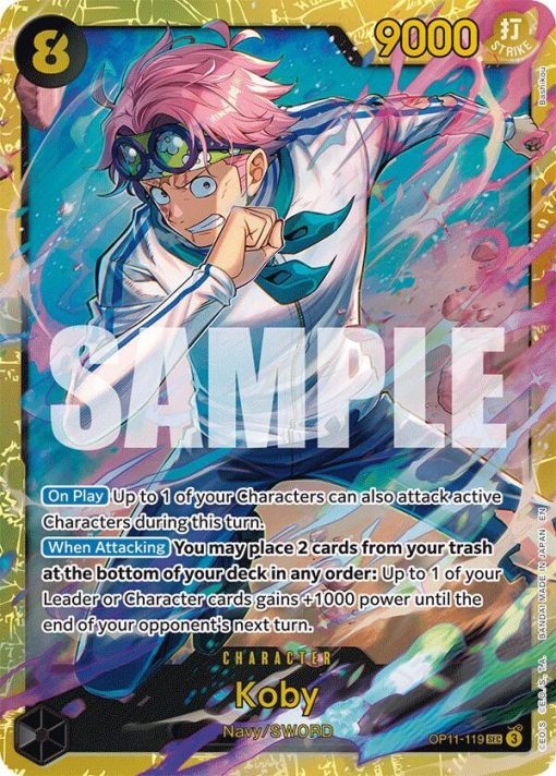 One Piece Card Game A Fist Of Divine Speed Op11-119 Koby
