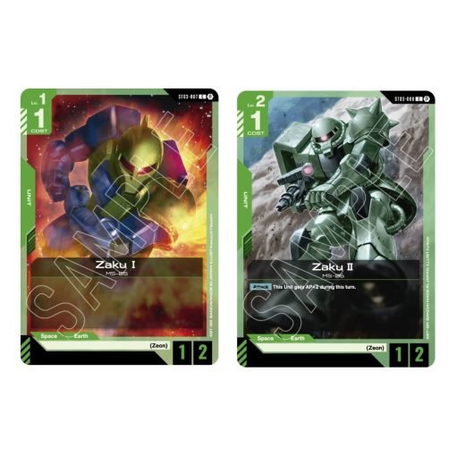 Gundam Card Game St03 Zeon'S Rush Starter Deck - Image 2