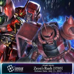 Gundam Card Game ST03 Zeon's Rush Starter Deck