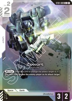 Gundam Card Game ST01 Heroic Beginnings ST01-009 Zowort C+ - 1 - JToys