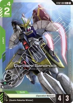 Gundam Card Game ST02 Wings of Advance ST02-004 Gundam Sandrock C+ - 1 - JToys