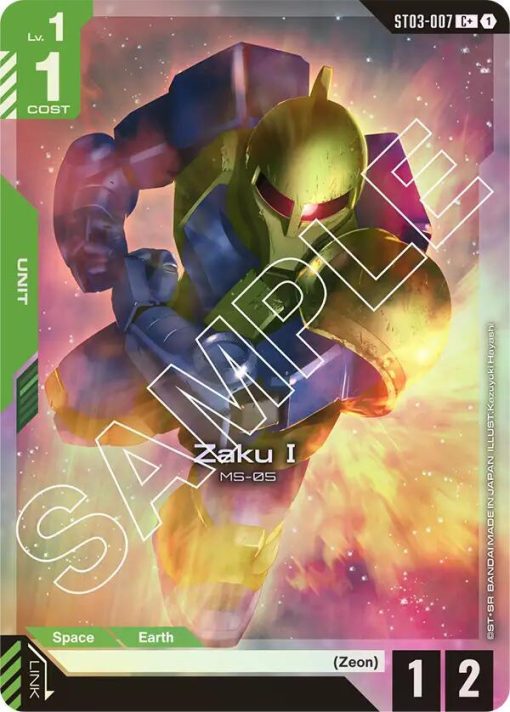 Gundam Card Game St03 Zeon'S Rush St03-007 Zaku I C+ - 1 - Jtoys
