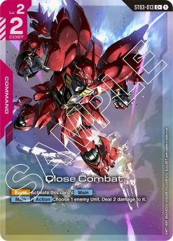 Gundam Card Game ST03 Zeon's Rush ST03-013 Close Combat C+ - 1 - JToys
