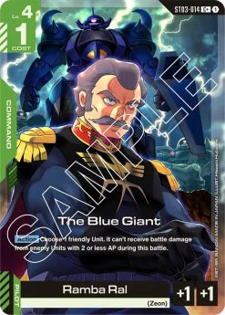 Gundam Card Game ST03 Zeon's Rush ST03-014 The Blue Giant C+ - 1 - JToys