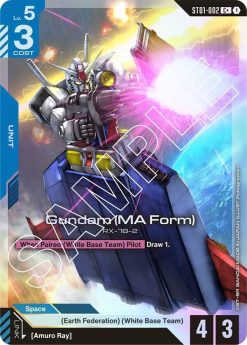Gundam Card Game TCG ST01 Heroic Beginnings ST01-002 Gundam (MA Form) C+ - 1 - JToys