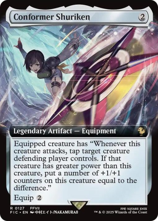 Magic The Gathering Final Fantasy #127 Conformer Shuriken (Extended Art) Foil - 1 - Jtoys