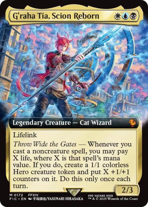 Magic The Gathering Final Fantasy #172 G'Raha Tia, Scion Reborn (Extended Art) - 1 - Jtoys