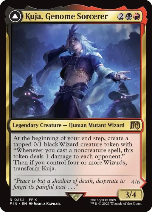 Magic The Gathering Final Fantasy #232 Kuja, Genome Sorcerer Foil - 1 - Jtoys