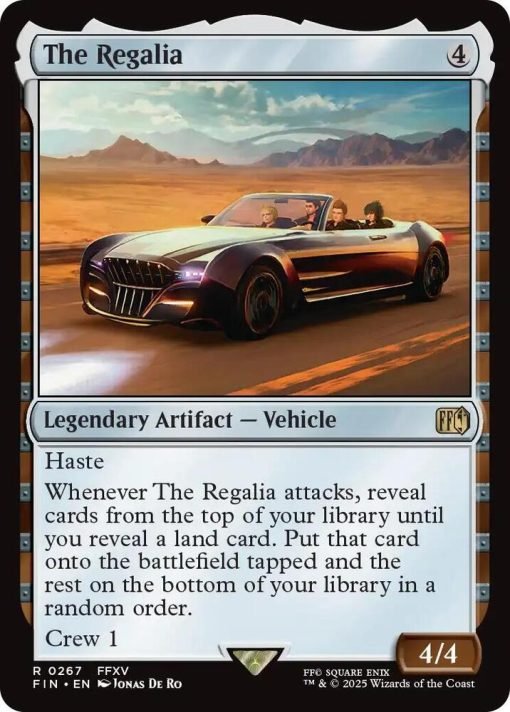 Magic The Gathering Final Fantasy #267 The Regalia Foil - 1 - Jtoys