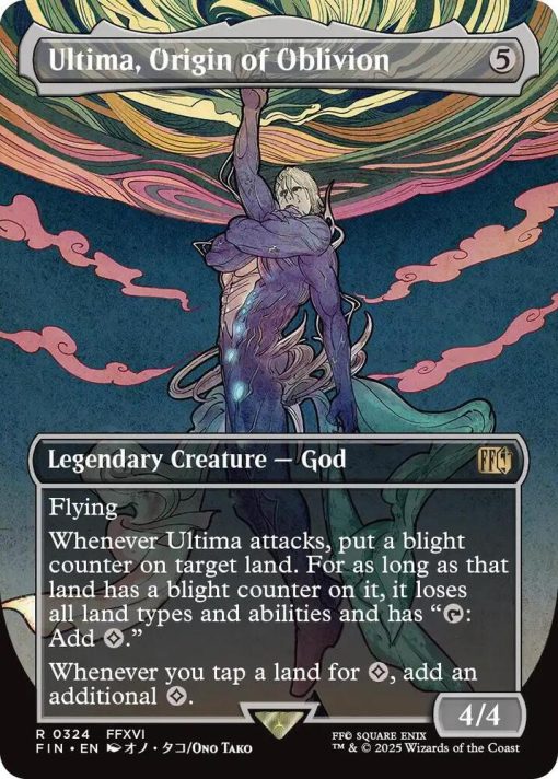 Magic The Gathering Final Fantasy #324 Ultima, Origin Of Oblivion Borderless - 1 - Jtoys