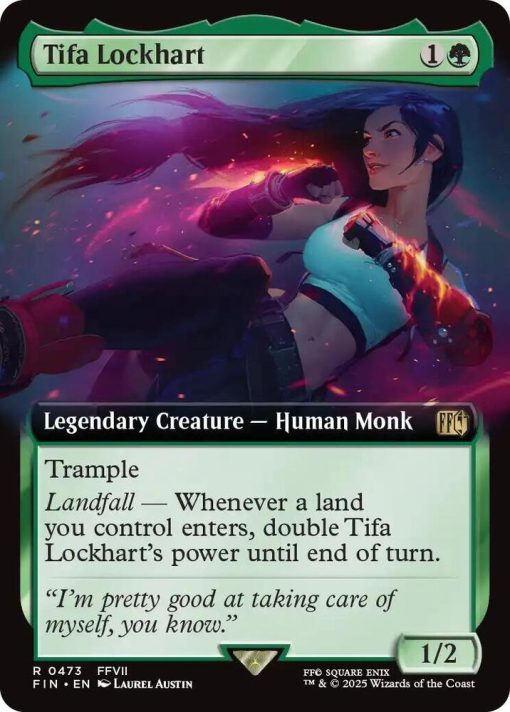 Magic The Gathering Final Fantasy #473 Tifa Lockhart (Extended Art) - 1 - Jtoys