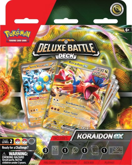 Pokémon Tcg Miraidon Ex / Koraidon Ex Deluxe Battle Deck-2-Jtoys