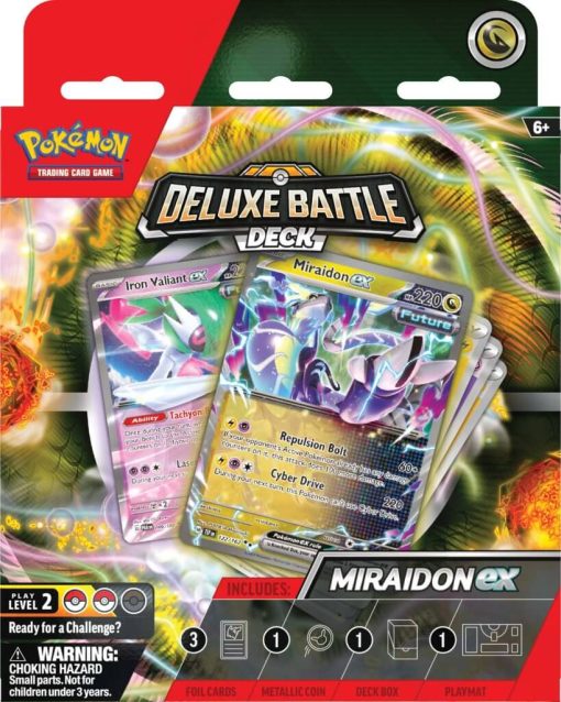 Pokémon Tcg Miraidon Ex / Koraidon Ex Deluxe Battle Deck-6-Jtoys Pokémon Tcg Miraidon Ex / Koraidon Ex Deluxe Battle Deck-6-Jtoys